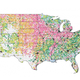 A map of land use across the Lower 48.